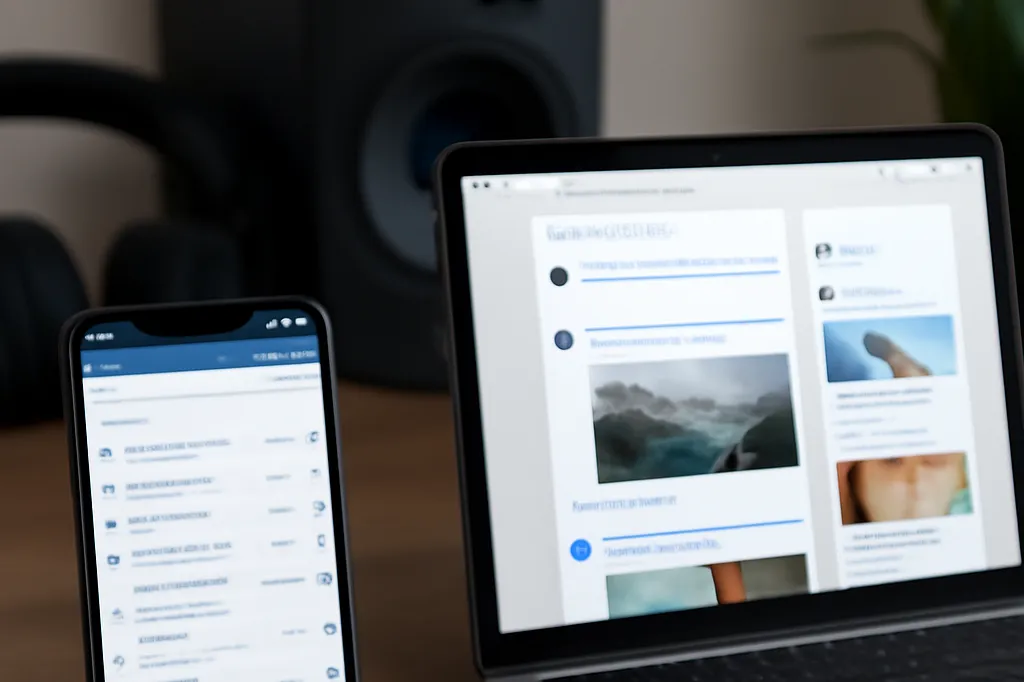 Comparaison visuelle entre interface de forum et fil de réseau social