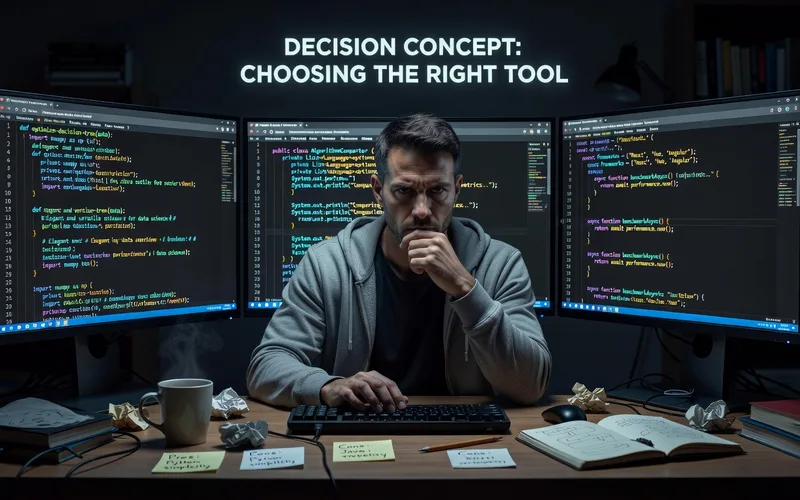Développeurs travaillant avec différents langages de programmation en 2026